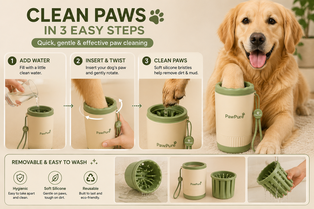 PawNomi™ PawPure – Dog Paw Cleaner